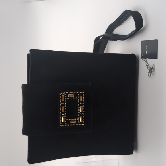 Bally Barletta leather and  suede black purse - Picture 3 of 15